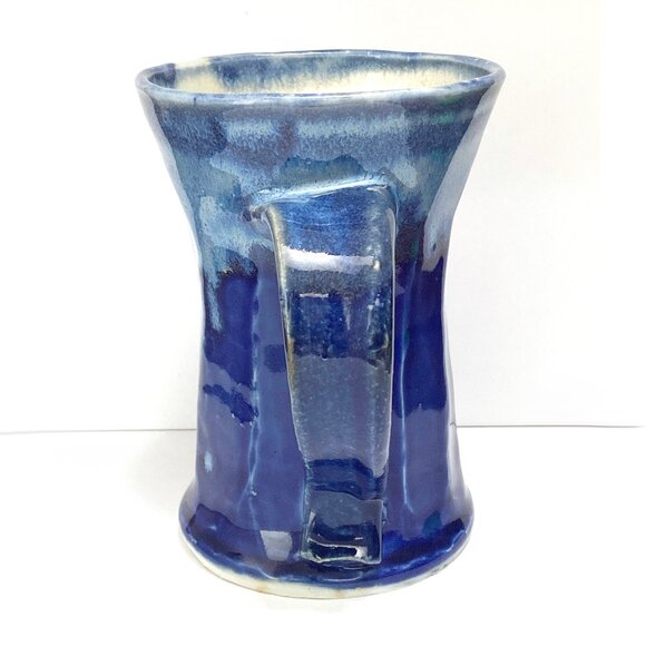 Adorable Little Studio Pottery Mug in Shades of Blue - Coffee Mug - Tea Mug - Picture 3 of 7